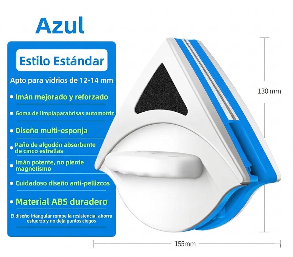 Limpiador de  Cristales Magnético Premium