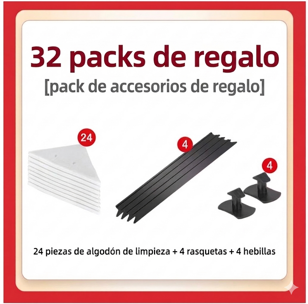 Limpiador de  Cristales Magnético Premium